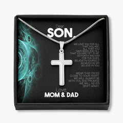 Dear Son, We Love You For All That You Are - cross