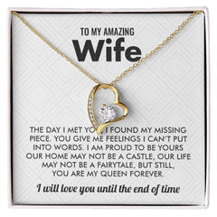 My Amazing Wife | My Missing Piece - Forever Love Necklace